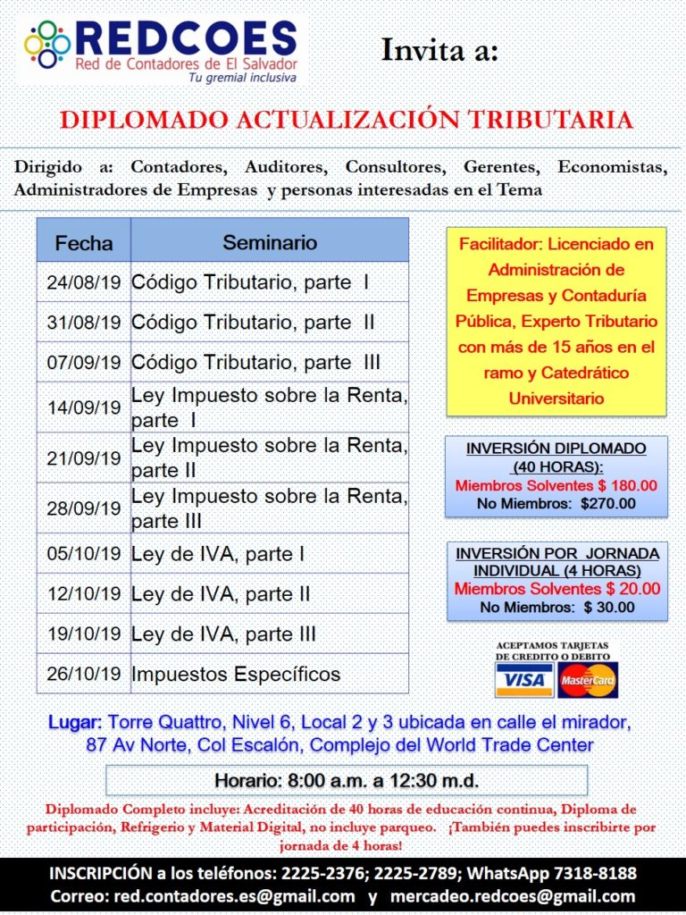 Diplomado Actualización Tributaria.