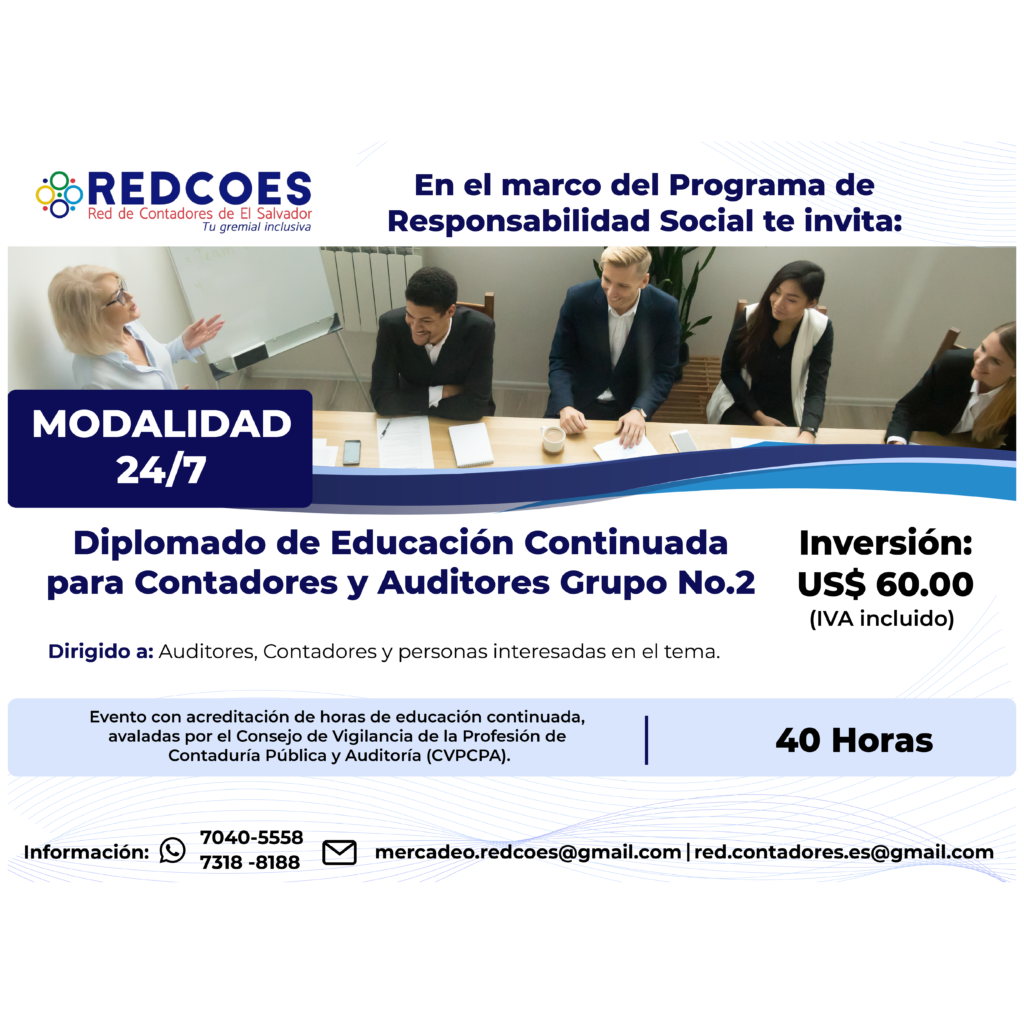 Diplomado de Educación Continuada para Contadores y Auditores Grupo No. 2 – Programa de RESPONSABILIDAD SOCIAL.