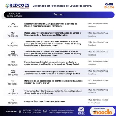 200-2025 I Diplomado de Prevención de Lavado de Dinero G-8 - Imagen 2