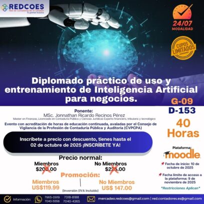 254-2025 I Diplomado Práctico de uso y entrenamiento de Inteligencia Artificial para Negocios G-9