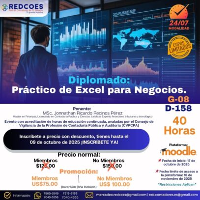 260-2025 I Diplomado Práctico de Excel para Negocios G-8