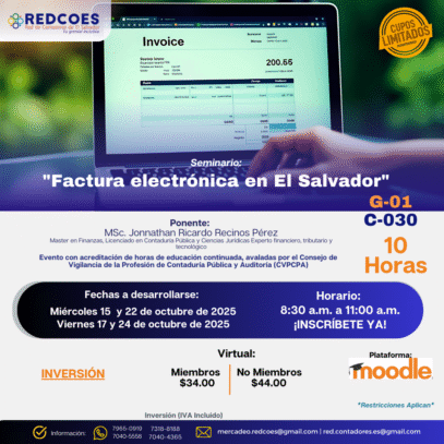 266-2025 I Seminario Factura Electrónica en El Salvador