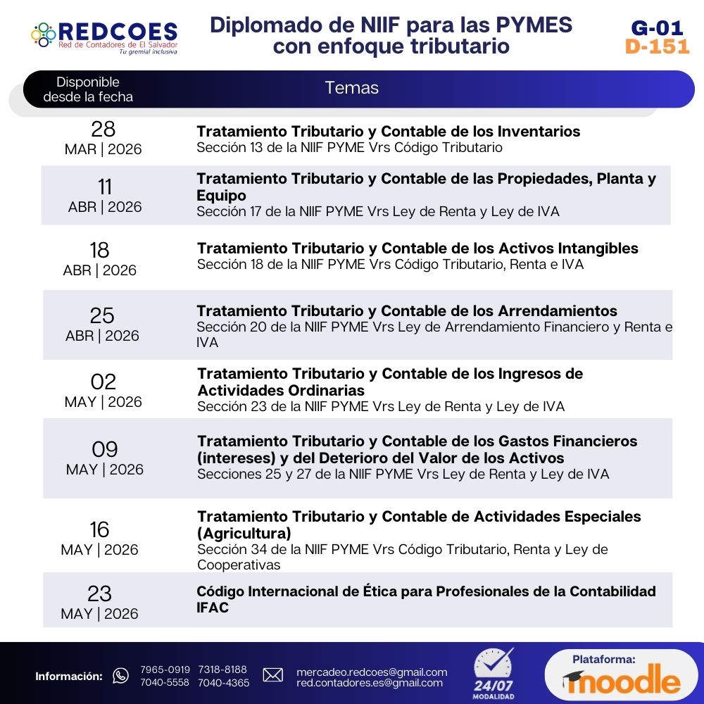53-2026 I Diplomado de NIIF para PYMES con enfoque Tributario - Imagen 2