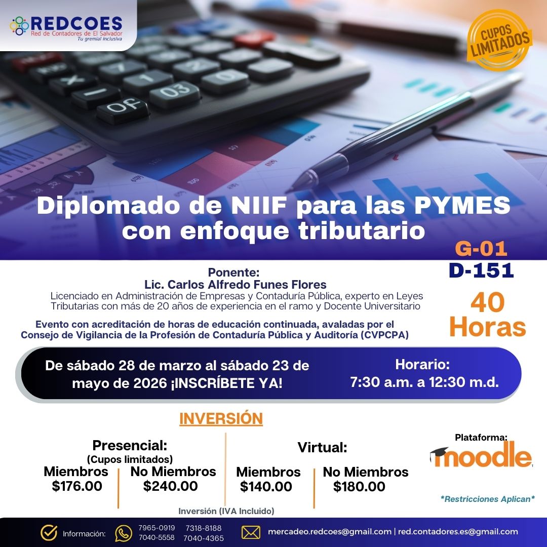53-2026 I Diplomado de NIIF para PYMES con enfoque Tributario