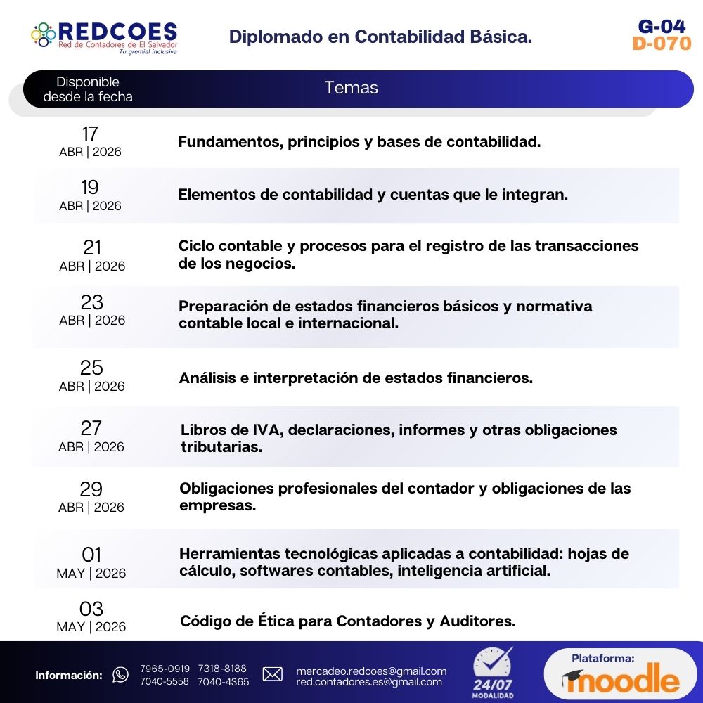 089-2026 I Diplomado en Contabilidad Básica G.4 - Imagen 2