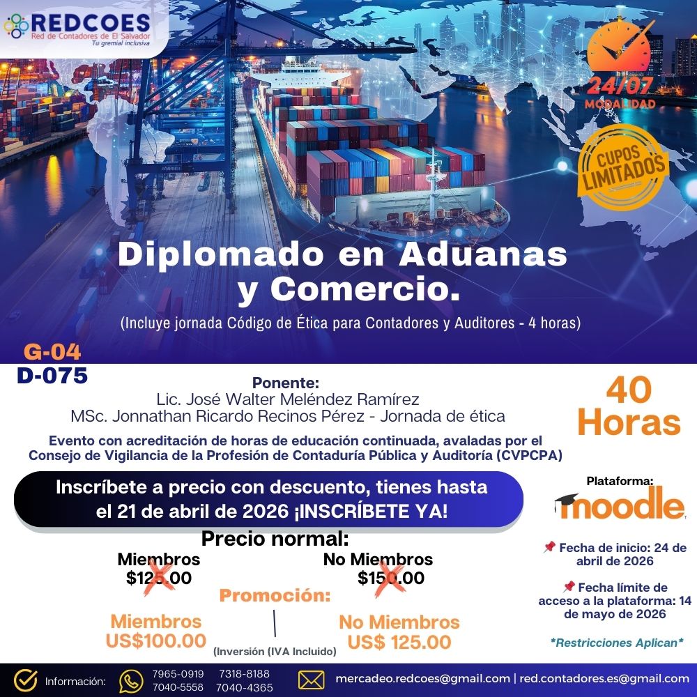 094-2026 | Diplomado en Aduanas y Comercio G.4