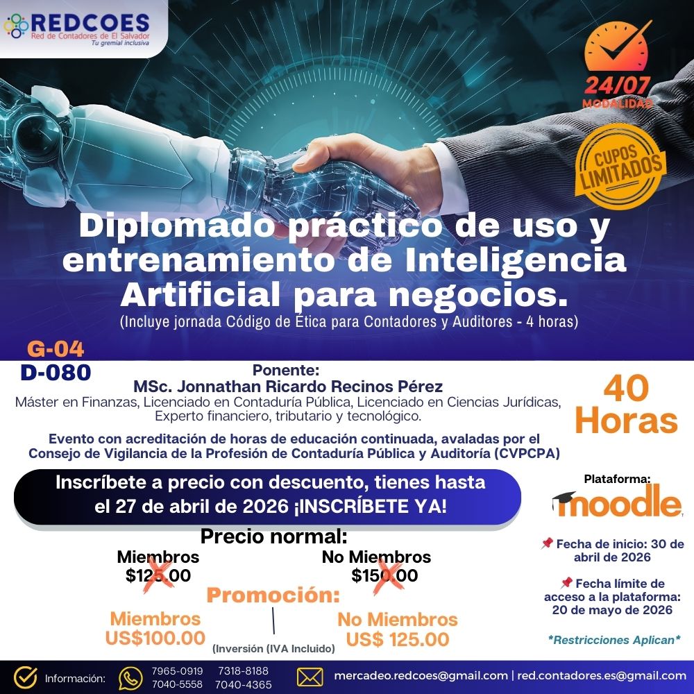 099-2026 I Diplomado Práctico de uso y entrenamiento de Inteligencia Artificial para Negocios G-4