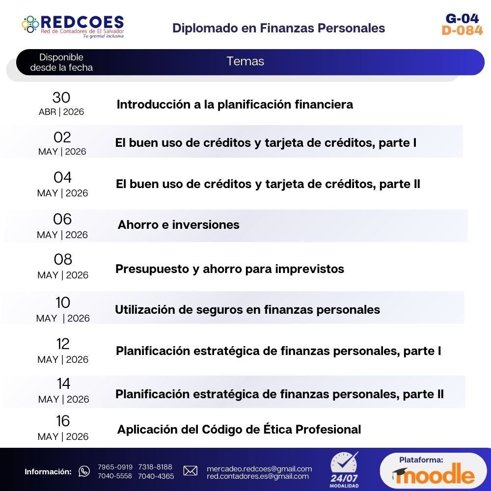 103-2026 I Diplomado en Finanzas Personales G-4 - Imagen 2