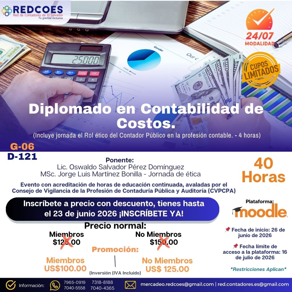 158-2026 I Diplomado en Contabilidad de Costos Grupo 6