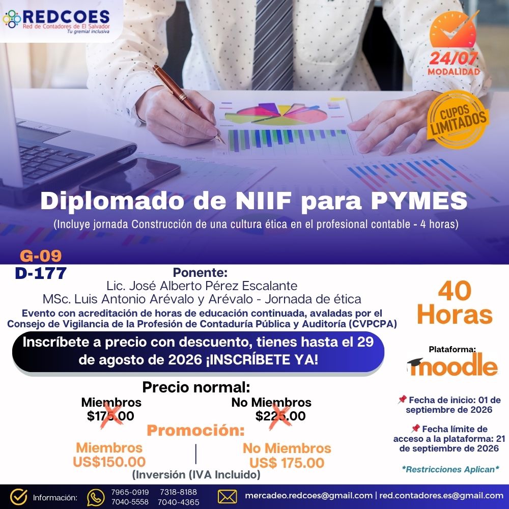 211-2026 | Diplomado de NIIF para PYMES | G-09