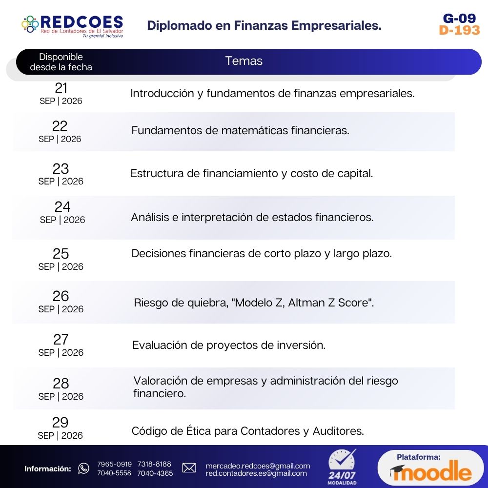 231-2026 | Diplomado en Finanzas Empresariales | G-09 - Imagen 2