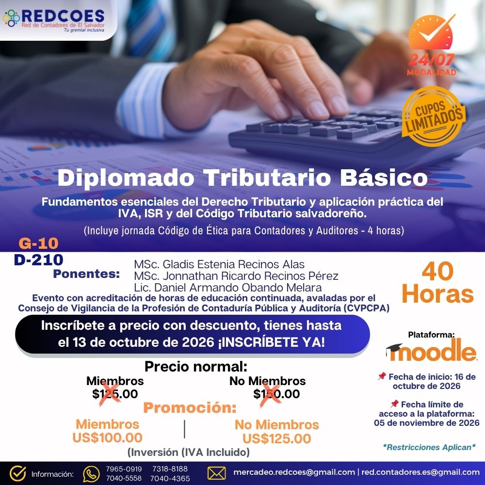 226-2026 | Diplomado Tributario Básico | G-09