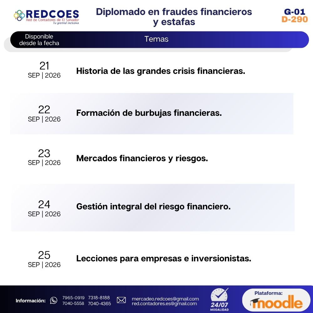 270-2026 | Diplomado en crisis financieras. | G-01 - Imagen 2