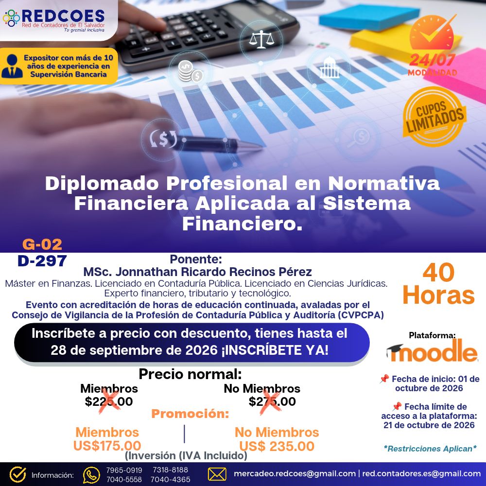 282-2026 | Diplomado Profesional en Normativa Financiera Aplicada al Sistema Financiero | G-02