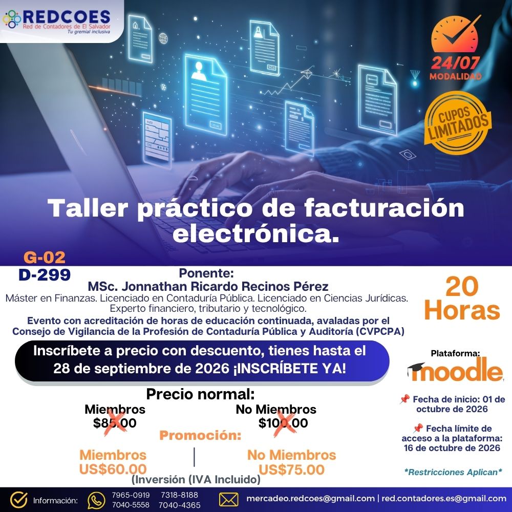 284-2026 | Taller Práctico de Facturación Electrónica 24/7 | G-02
