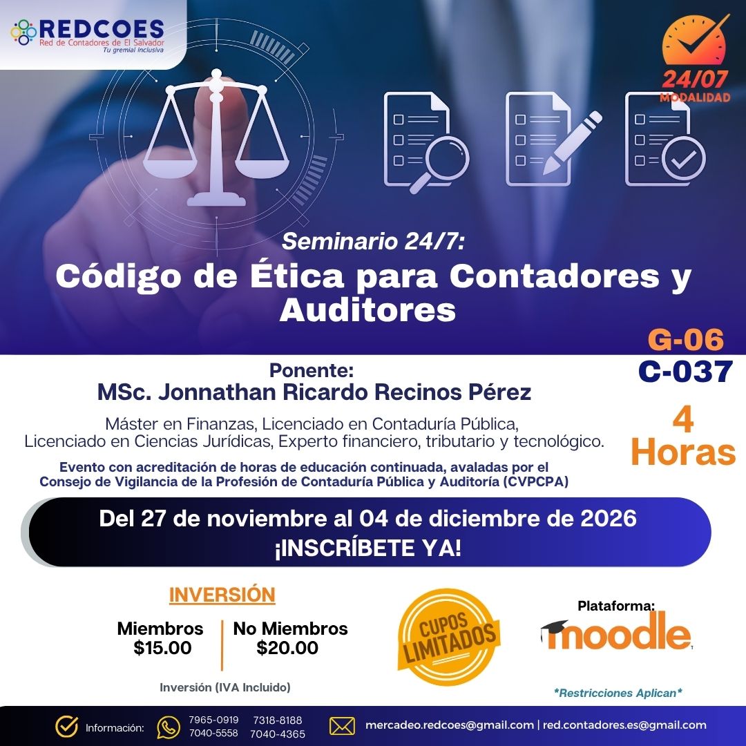 320-2026 | Seminario Código de Ética para Contadores y Auditores | G-06