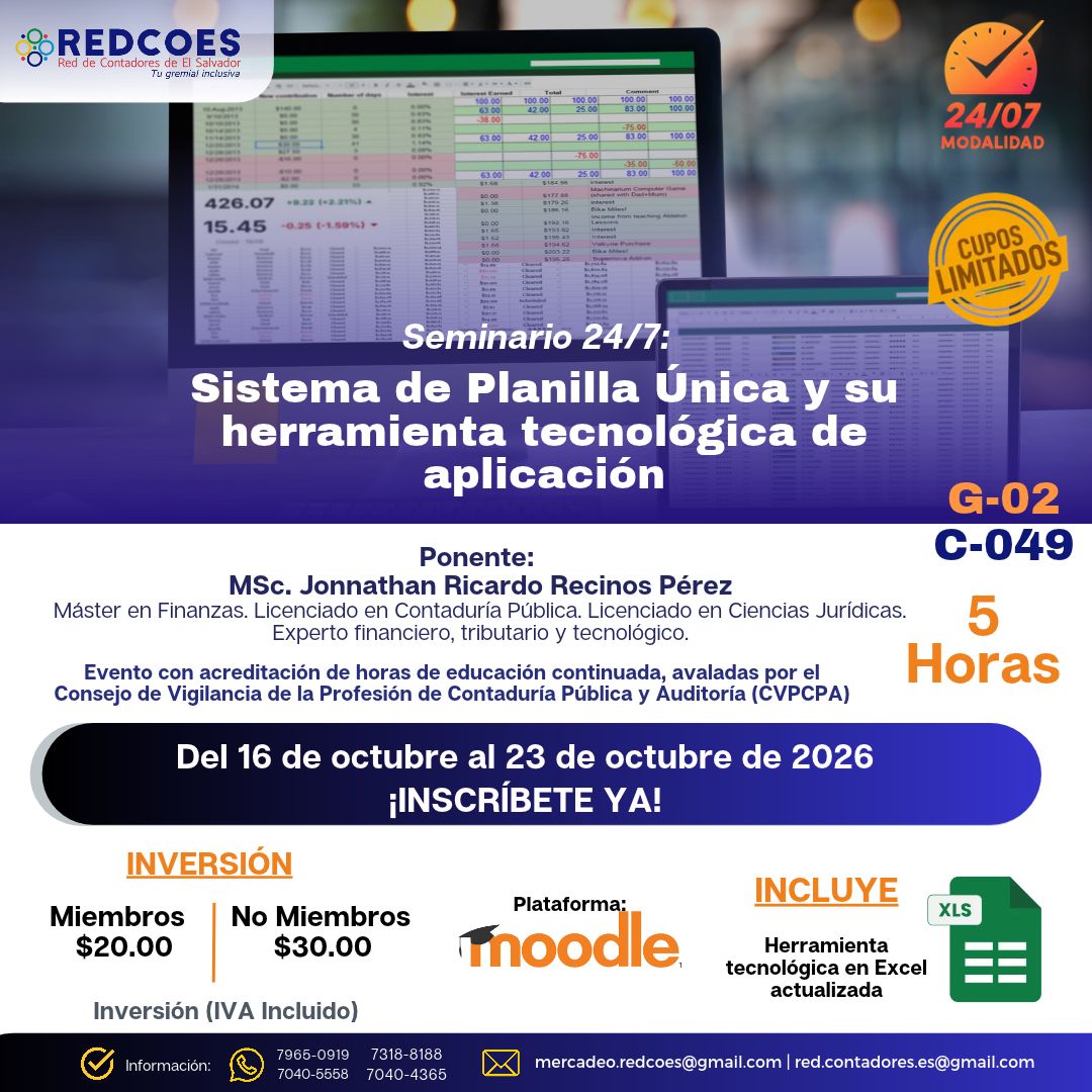 291-2026 | Seminario Sistema de Planilla única y su herramienta tecnológica de aplicación. | G-02