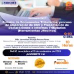 326-2026 | Seminario de Emisión de Documentos Tributarios, proceso de elaboración de CSV y Presentación de Declaraciones e Informes Tributarios (Herramientas JRecinos) | G-03
