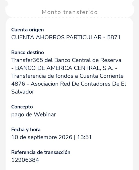 Pago de Webinar
